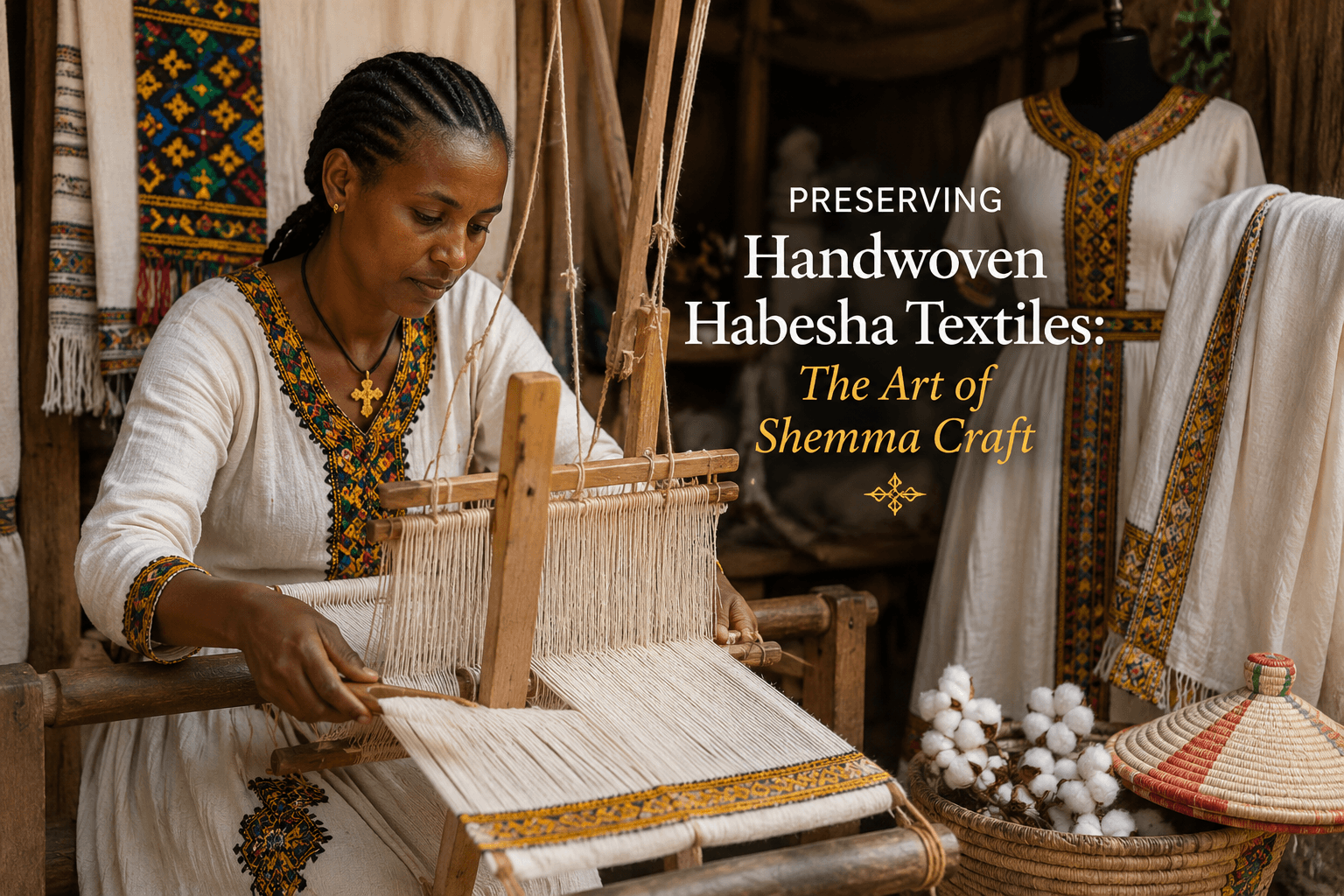 Preserving Handwoven Habesha Textiles: The Art of Shemma Craft