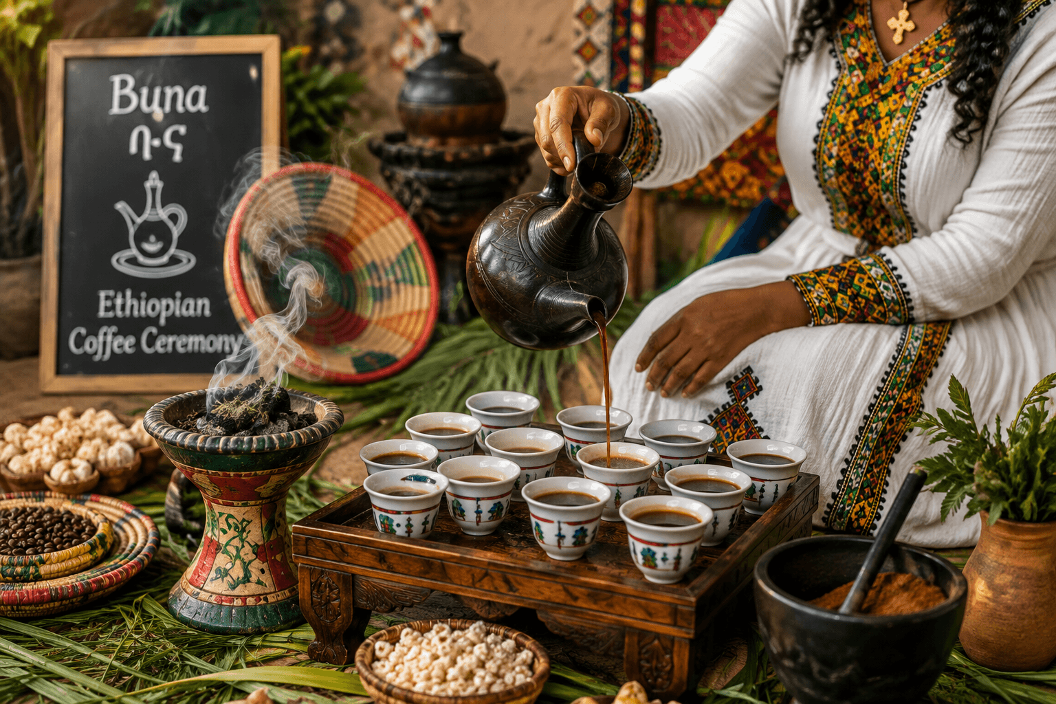Habesha Coffee Ceremony & Buna Heritage