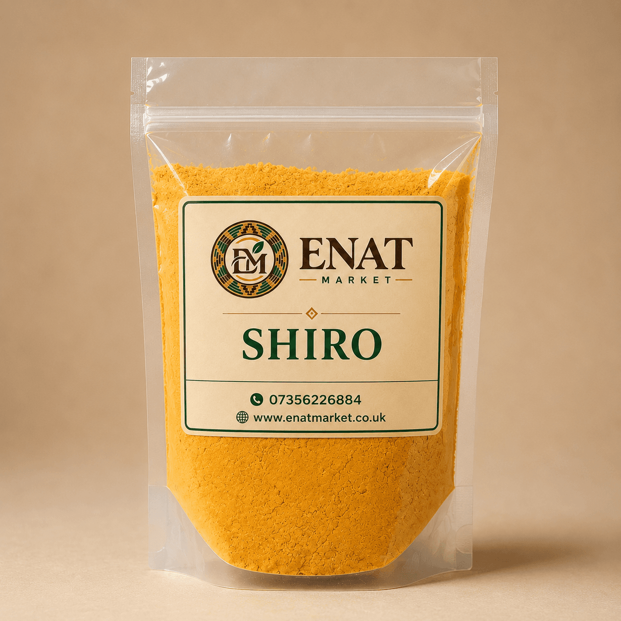 Enat Market Shiro – Ethiopian Chickpea Powder Image 1